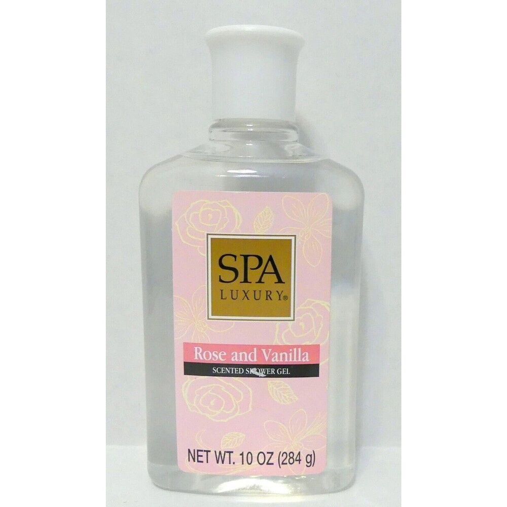 Spa Luxury Rose and Vanilla Scented Shower Gel